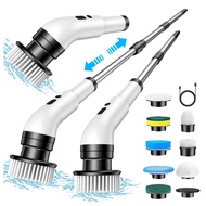 แปรงแปรงทำความสะอาดไฟฟ้าไร้สายแบบชาร์จไฟได้แปรงทำความสะอาดแบบชาร์จไฟได้ชนิด C เครื่องขัดแบบหมุนไฟฟ้า