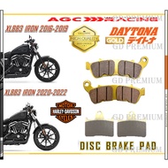 HD XL883 IRON 16-19 XL883 IRON 20-22 DISC BRAKE PADS GOLD QUALITY GDPX
