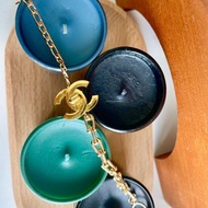 獨一無二 - Chanel 香奈兒中古鈕扣手工製作而成的14K鍍金手鍊