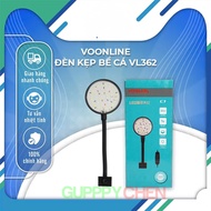 Voonline C7 Mini USB RGB 3 Color Modes Clip-on Light for Aquarium - 360 Degree Rotating Clip-on Ligh