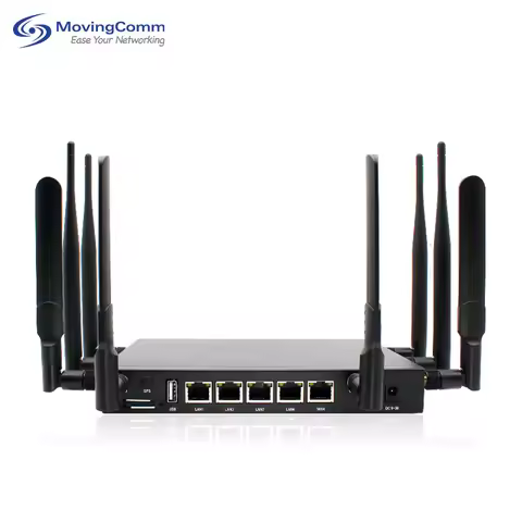 M2M Openwrt Vehicle Celular Bonding Industrial Vpn Gsm 4G Lte Dual Sim Card Wireless Wifi Modem 5G R