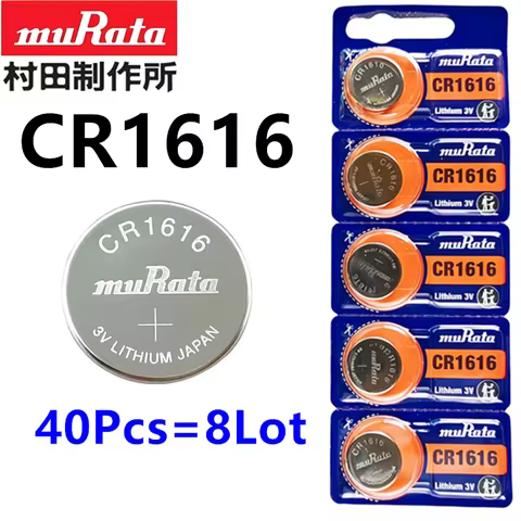 5-50Pcs MuRata battery CR1616 for Dongfeng Honda Accord 8th generation Fit Mitsubishi Yishen Jinxuan