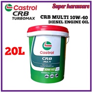 20L Castrol Turbomax 10w40/CASTROL VECTON FUEL SAVER 10W40 DIESEL ENGINE OIL API CF 18L/Castrol 10W/