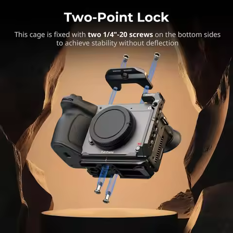 SmallRig HawkLock Half Cage & Top Plate for Sony FX2 with NATO Rail & Arca-Swiss Quick Release Plate