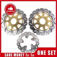 ALPED Arashi 1 Set 290 / 240 mm CNC Floating Front Rear Brake Disc Rotors For SUZUKI GSF BANDIT / S 