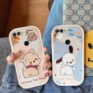 360 N7Pro mobile phone case, TikTok, popular soft cute Winnie the Pooh cute Chapa dog anti-fall ins style cute fun K89B