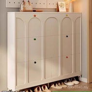 Shoe Cabinet Back Wall New Style One-piece Household Dumping Bucket 2025 Entrance Ultra-narrow Door 