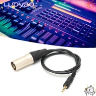 LUOYAO1 3.5mm to 3pin XLR Cable, 1/8inch TRS Male to 3pin XLR Male 60cm / 2.0ft Balanced Audio Cable