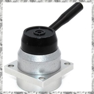[D E O K] 3 Position 4 Way G1/4 Inch Dia Pneumatic Hand Lever Valve K34R6-8D Manual Directional Valv