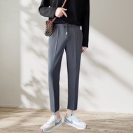 Quần âu nam cao cấp GOZIN SHOP đai chun co giãn công sở hàn quốc ống suông quần baggy nam ống rộng -