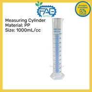 measuring cylinder plastic 500ml 1000ml silinder penyukat