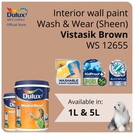 Dulux Interior Wall Paint - Vistasik Brown (WS 12655)  - 1L / 5L