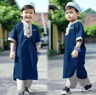 SETELAN KOKO JUBAH ANAK BAJU MUSLIM ANAK /ATASAN ANAK LAKI LAKI BAWAHAN ANAK LAKI LAKI/BAJU MUSLIM A