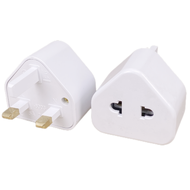 EU US 2 Pin To UK 3 Pin Plug AC Universal Adapter Travel Converter British G Type Standard Input Plu