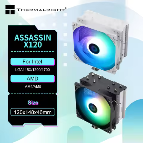 Thermalright AX120 R SE PLUS 4 heatpipe CPU cooler with 4pin PWM 120mm CPU cooling for Intel LGA115x