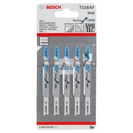 Bosch High Speed Steel Flexible Jigsaw Blade For Metal [T118AF] [5 pcs Blade]
