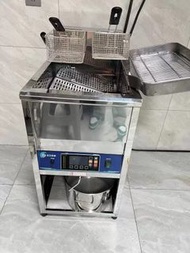 💎💎商用電熱大容量立式油炸鍋雙缸恆溫電炸爐💎💎