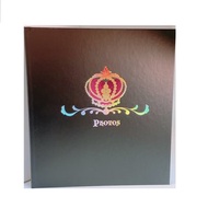 Nakabayashi (日本製) B5 黑色內頁黏貼相簿 - 黑色(皇冠)