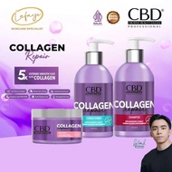CBD Collagen Repair Series Hair Mask / Shampoo / Conditioner - Treatment for Dry, Damaged Hair