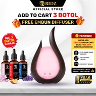 Ridz Pewangi Rumah Diffuser Oil 50ml | Beli 3 Free Embun Diffuser Dark Wood | Wangian Tahan Lama Aro