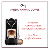 ARISSTO Coffee Machine + FREE 10pcs Coffee Capsules