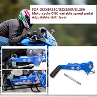 For motorcycle foot brake lever and gear lever pair GW250 GSX250R DL250 GIXXER 150 250 CNC pedal GIX