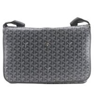 二手GOYARD Capecian MM 單肩包，CAPETIMMLTY51CG51P，法國製造，灰色，斜挎包/單肩包，A4 尺寸，皮帶扣，男女通用