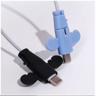 Set of 5-10 Protective Covers for Charging Cables, Soft Silicone Headphones, Solid Color _GD888