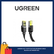 UGREEN CAT 7 F/FTP FLAT NYLON BRAID CABLE (BLACK) (UG-NW189-401)