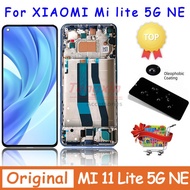 6.55" 100% Original AMOLED For Xiaomi Mi 11 Lite 5G NE LCD 2109119DG 2107119DC 2109119DI Display Tou