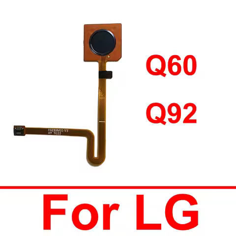 For LG Q60 Q92 Home Button Fingerprint Sensor Flex Cable FingerPrint Touch Sensor Reader Flex Ribbon