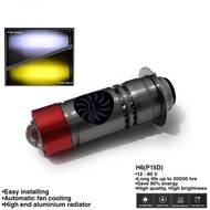 H6 LED Laser Headlight + Premium AC DC Projector Cooling Fan
