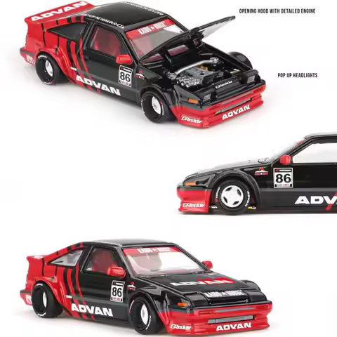 Kaido House+MINIGT 214 1:64 AE86 ADVAN Diecast Model Car