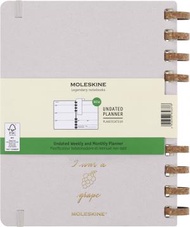 MOLESKINE - Moleskine 2024- 2027無日期 軟木裝 12個月 XL型 硬皮手帳 Crush Grape碎葡萄色 (19 x 25 CM)