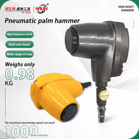 Handheld Pneumatic Palm Hammer Mini Air Punch For Sheet Metal Upholstery Tack Tire Repair Stud Drivi