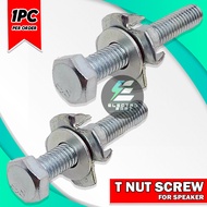 T NUT SCREW FOR SPEAKER BOX SET SOUND SYSTEM BAFFLE BOX STAINLESS FLIGHT CASE TOUR CASE