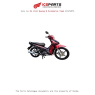 Plastic Set - Cover - HONDA K03 Wave Rsx 110 2014 Red Black - R340 J7 J8 J9-A