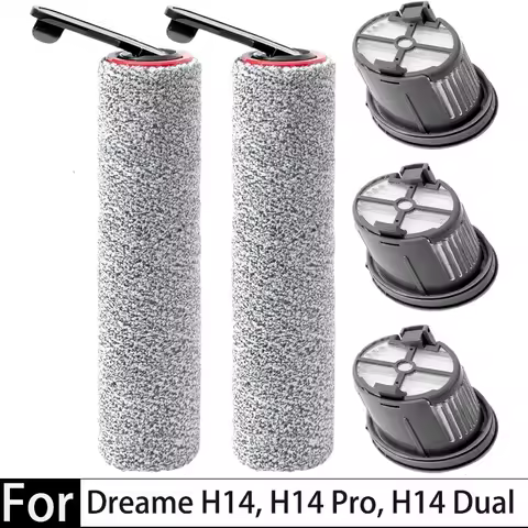 For Dreame H14 Dual / H14 Pro / H14 / H20 Pro Plus / H20 Ultra / H30 Ultra Vacuum Cleaner Roller Hep
