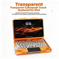 Trendy Black Yellow Graffiti IPad Keyboard Case for Ipad 10th/11th Pro11 2024 Pro11 2018-2022 Air 4 