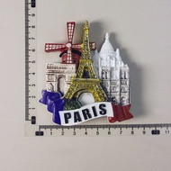France Eiffel Tower Eiffel Tower Travel Refrigerator Stickers Magnet Stickers Creative ins Style 3d 