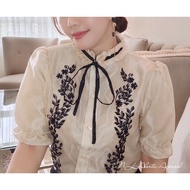 【The New】 LADIES BARONG / OFFICE WORKWEAR MODERN FILIPINIANA PURE EMBROIDERED BARONG