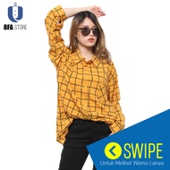 KEMEJA Branded KOREAN STYLE SQUARE SHIRT 8FA - MK01