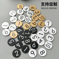 ADSM/[ House Number/Restaurant Number/Department Store Plate/Customization] Signage Plate 1 to 10 Se