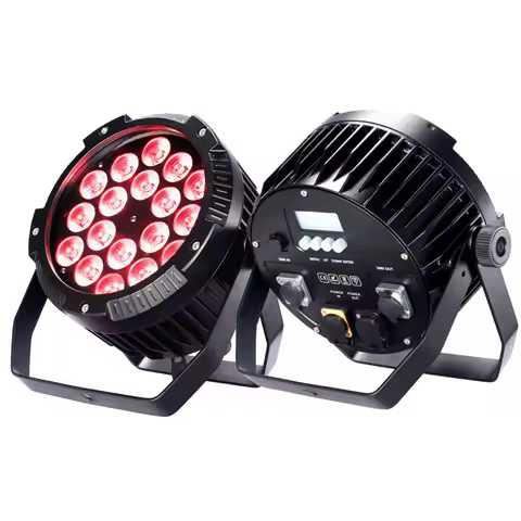 IP65 Waterproof Led Par Lights18x18w RGBWA UV 6in1 Dj DMX512 Control Professional Stage DJ Equipment