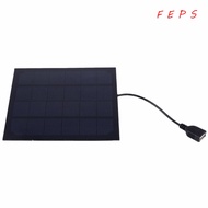 FEPS  Powered Fan, USB Output 5W Mini  Panel, Durable Portable Exhaust Fan Home Use
