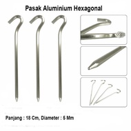 TENDA Hexagonal Aluminum Alloy Flysheet Tent Pegs
