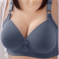 Women Bra Plus Size Wireless Bra Full Cup Bra 36-46 Cup BC Baju Dalam Wanita Tanpa Dawai BH