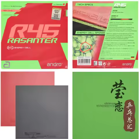 Andro Rasanter R45 47 50 C45 48 Table Tennis Rubber Energy Cell Non Tacky Ping Pong Rubber Table Ten