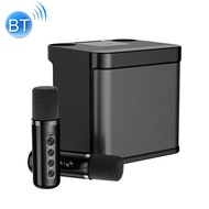 Mini Karaoke Speaker Portable Bluetooth Speaker KTV Set Home System With Bass Rechargeable Free 2Wireless Microphone Mic