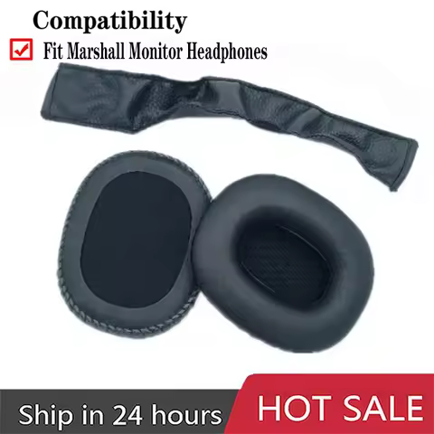 Replacement Earpads for Marshall Monitor Headphones Cooling Gel Ear Cushion Earmuff Sleeve Headset H